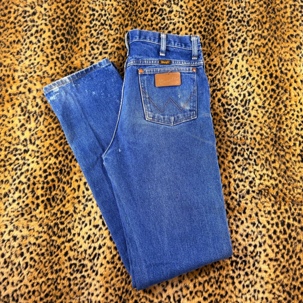 Vintage Wrangler Cowboy Cut 936PWD Blue Jeans Size 31x36
